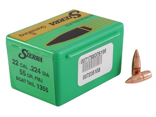 Sierra Bullets 0.355 (9mm) 115 Grain Full Metal Jacket Box of 500