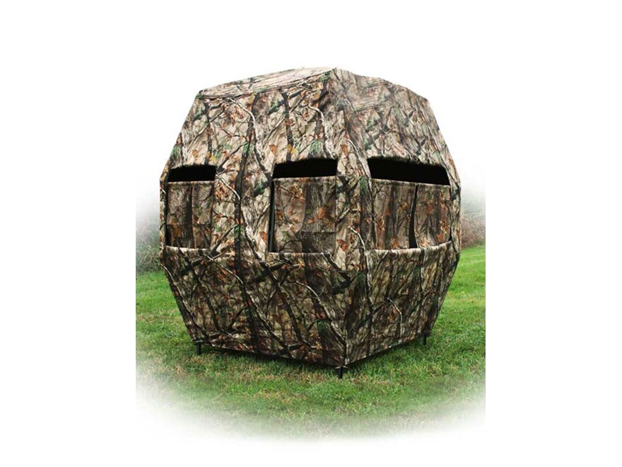 X-Stand The Kingpin Ground Blind Steel DZX Camo