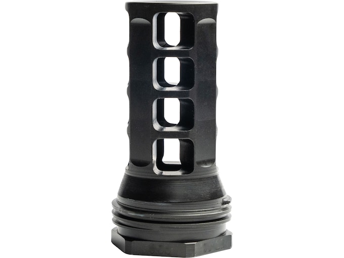 HUXWRX QD Muzzle Brake 7.62mm AR-10, LR-308 5/8"-24 Thread Black
