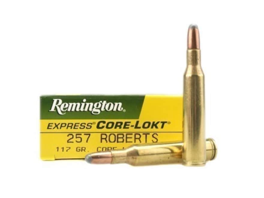 Remington Core-Lokt Ammo 257 Roberts 117 Grain Soft Point Core-Lokt.