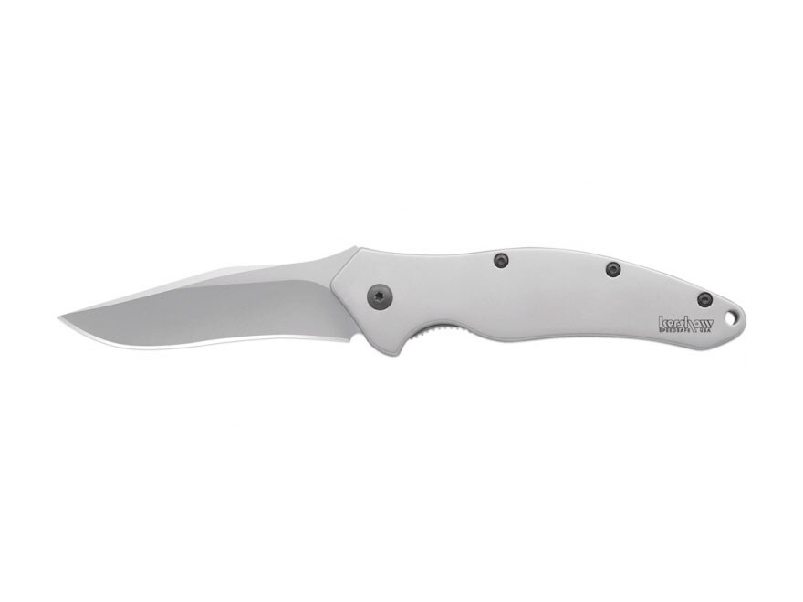 Kershaw Shallot Assisted Opening Folding Knife 3.5 Drop Point Sandvik