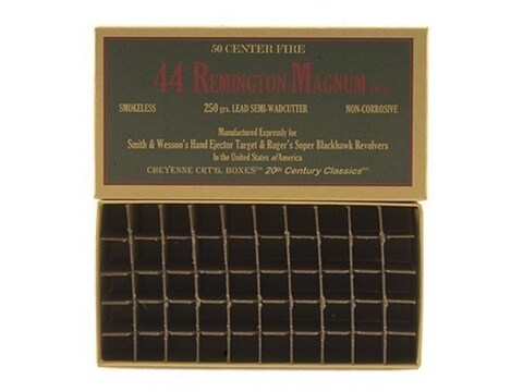 Cheyenne Pioneer Cartridge Box 44 Remington Magnum Chipboard Pack of 5