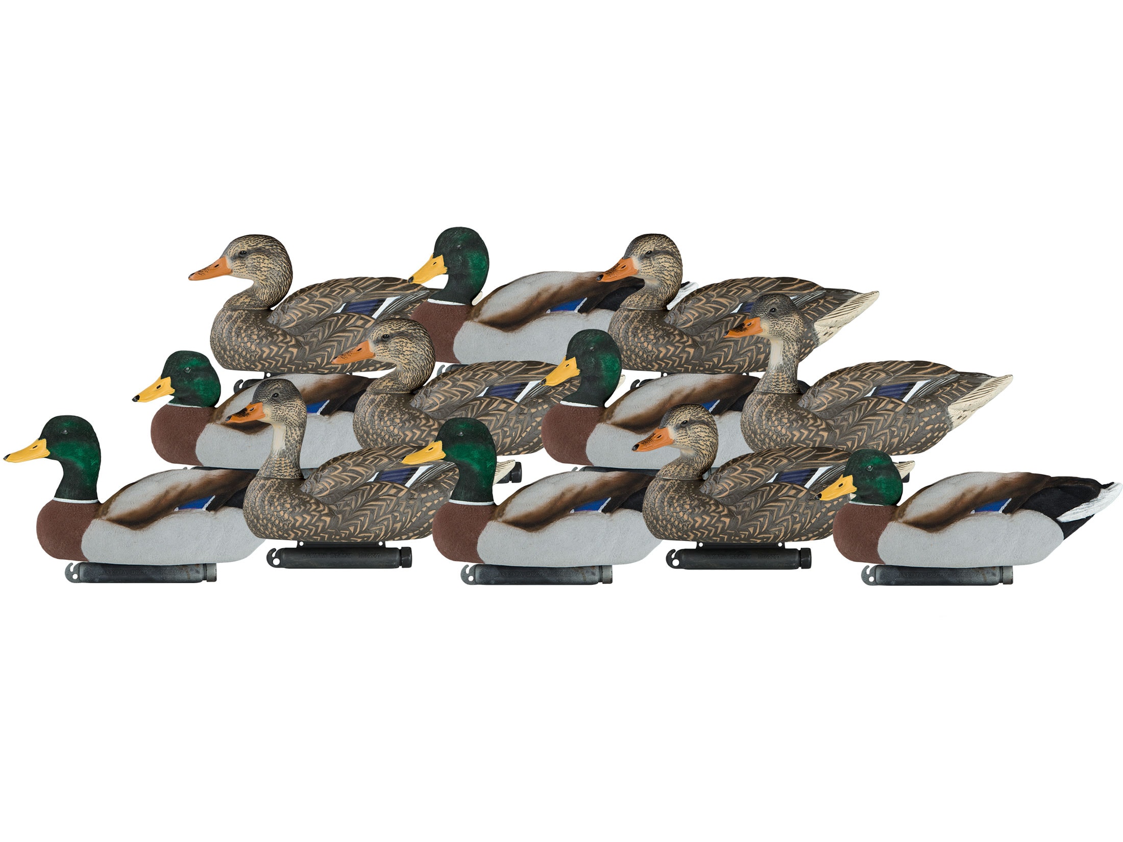 Dakota Decoy XTreme Fully Flocked Mallard Duck Decoy 6PK