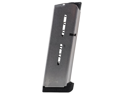 Wilson Combat Magazine 47 Series with Base Pad 1911 Officer 45 ACP Stainless Steel