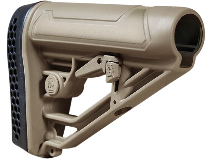 Adaptive Tactical EX Performance Collapsible Stock AR-15, LR-308 Carbine Polymer Flat Dark Earth