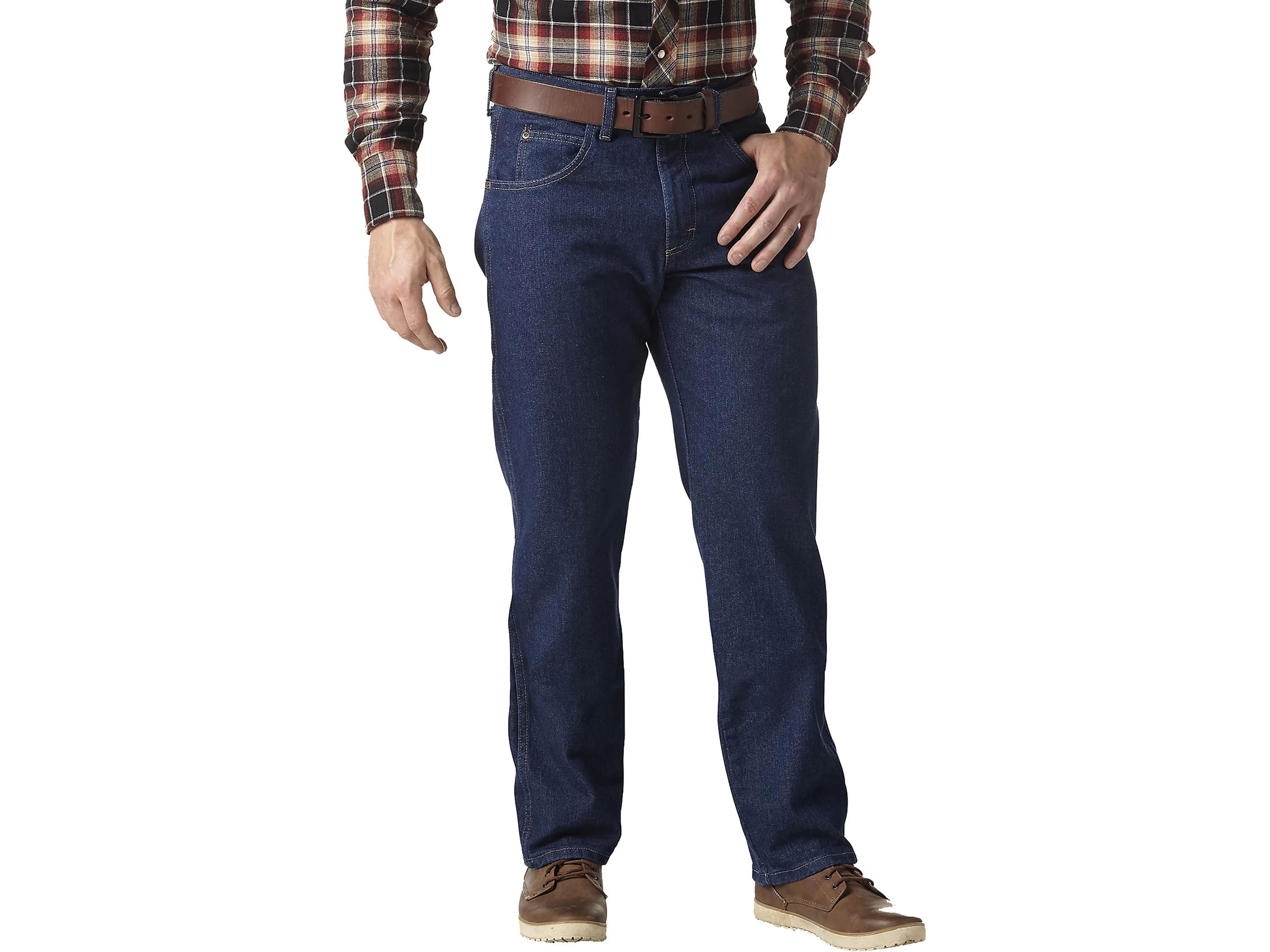 Wrangler Men's Rugged Wear Relaxed Fit Jeans Antique Navy 34 Waist 32