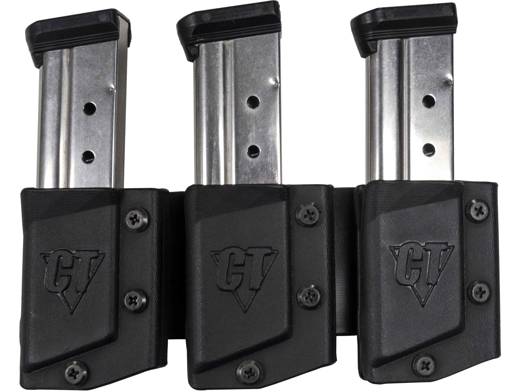 thumbnail image 2 of Sig Sauer Tex Shoemaker Leather Double Mag Pouch – Made In USA, Fits P320 (OEM Brass) 2 of 3
