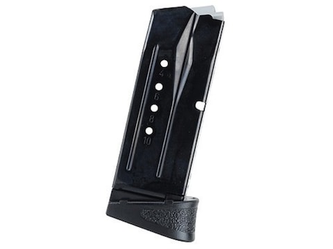 Smith & Wesson Magazine S&W M&P Compact 9mm Luger 10-Round with Finger Rest Steel Blue