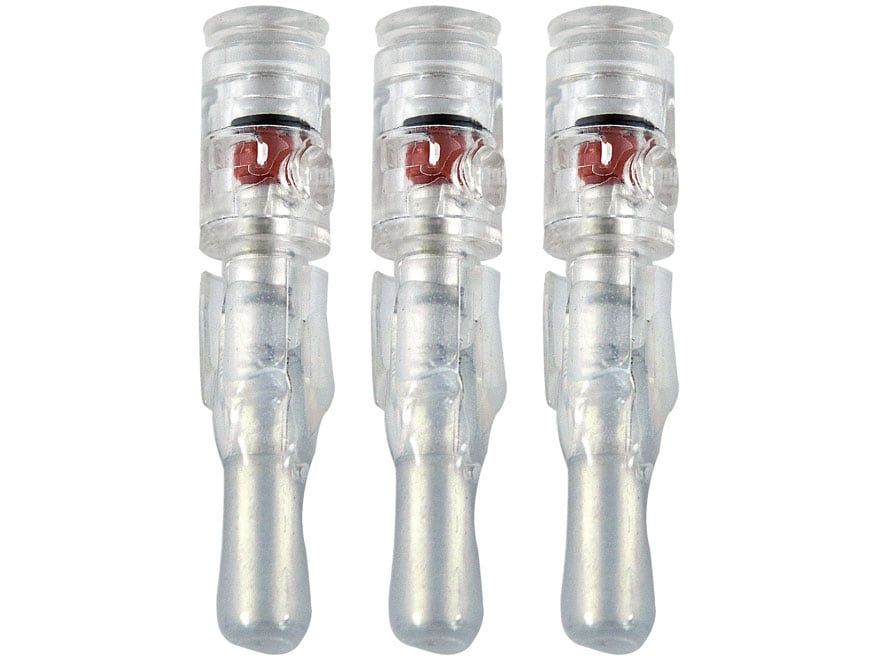 Nockturnal Lighted Crossbow Nock Half Moon Green 3PK