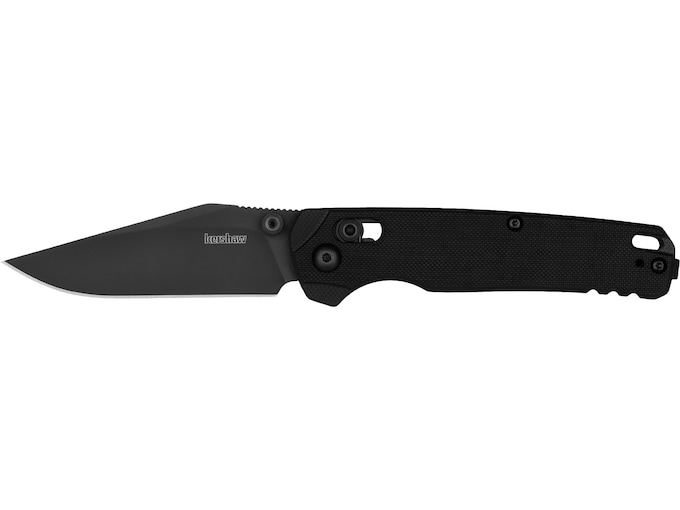 Kershaw Bel Air Pocket Knife 3.05″ Clip Point CPM MagnaCut Black PVD Blade G-10 Handle Black