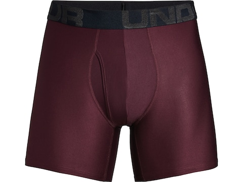 Under Armour Men's UA Tech 6" Boxerjock Polyester/Elastane Pack of 2