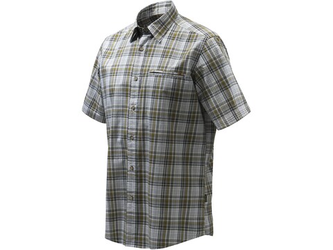 Beretta Men's Trail Button-Up Short Sleeve Shirt Cotton