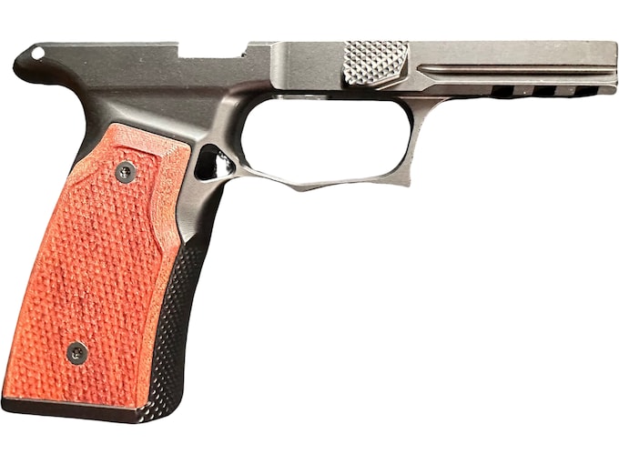 Sharps Bros Enhanced Grip Module Gen 2 Sig P365X Macro Aluminum Black with Brazilian Cherry Grips
