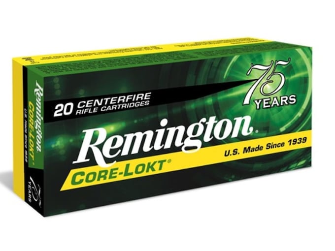 Remington Core-Lokt 45-70 Government Ammo 405 Grain Reduced Pressure Jacketed Soft Point Box of 20