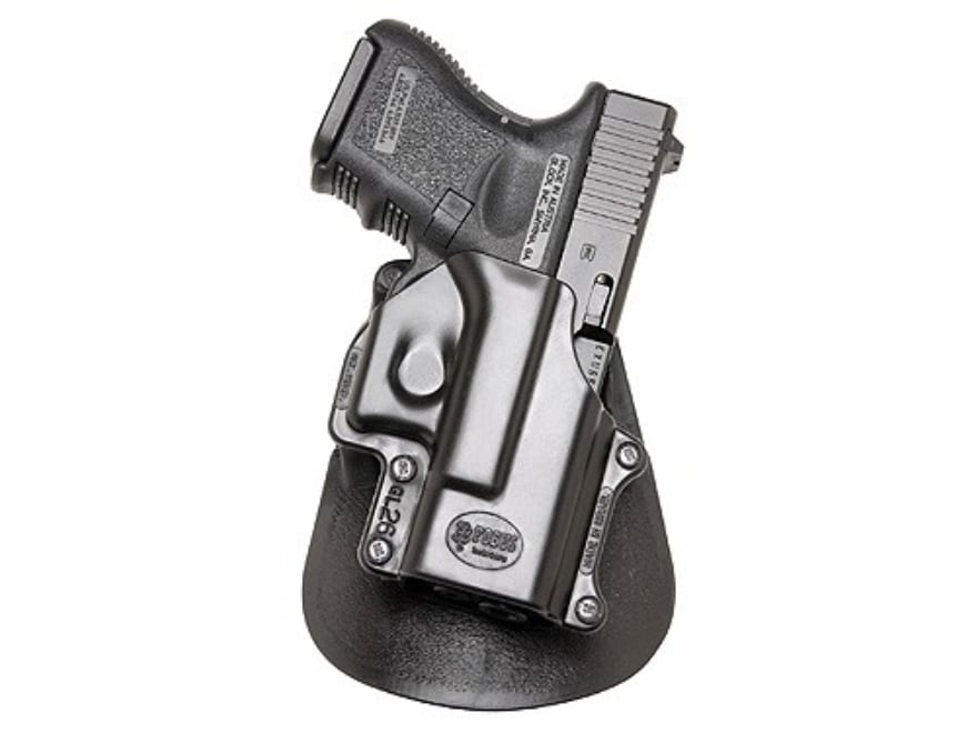 Fobus Paddle Holster Left Hand Glock 26, 27, 33 Polymer Black