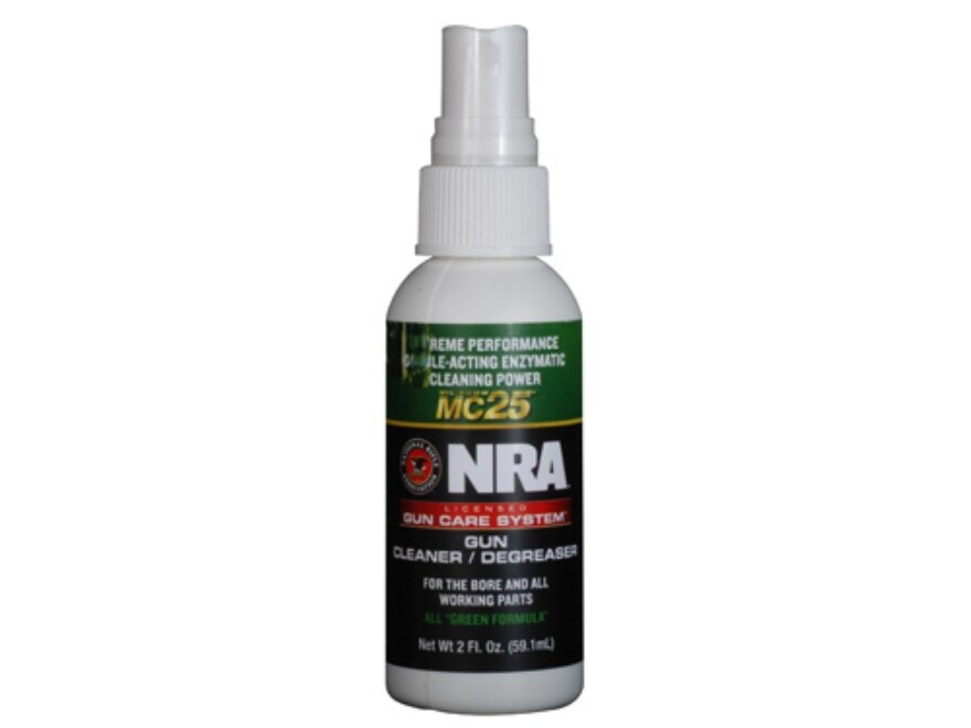 Nra Licensed Gun Care Kit By Mil Comm Mc25 Gun Cleaner Degreaser Bore 0038