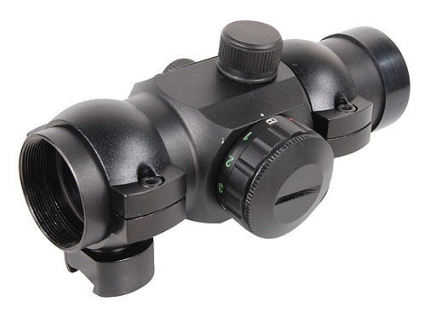 Barska Red Dot Sight 30mm Tube 1x 25mm 5 MOA Red Green Dot 3/8
