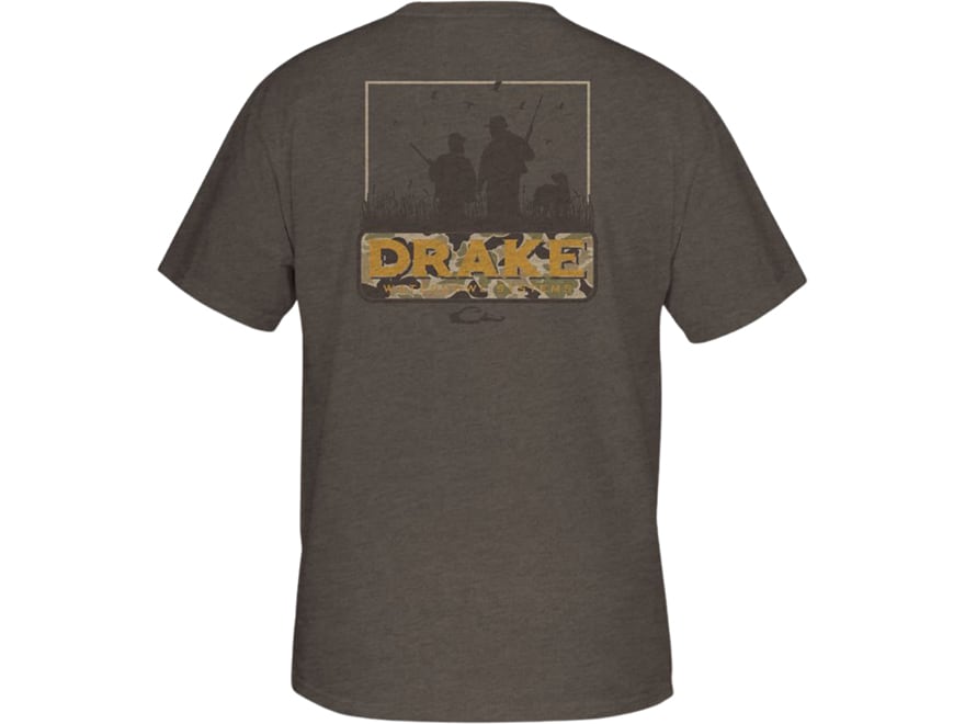Drake Men's Family Tradition Short Sleeve T-Shirt Chocolate Chip Light
