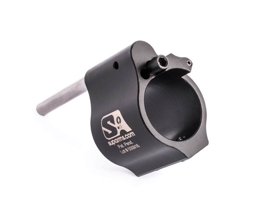 Superlative Arms Bleed Off Set Screw Adjustable Low Profile Gas Block AR-15, LR-308 0.875" Melonite Black- Blemished