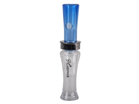 Buck Gardner Blue Wing, Green Wing, Cinnamon Teal Polycarbonate Duck Call Blue/Clear