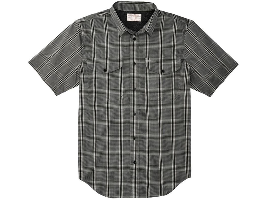 Filson Men's Twin Lakes Short Sleeve Shirt Gravel Gray 2XL
