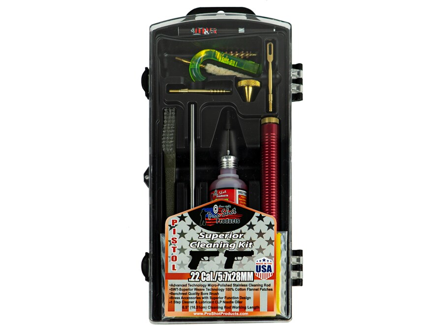 ProShot Classic Professional Pistol Gun Cleaning Kit 22 Cal