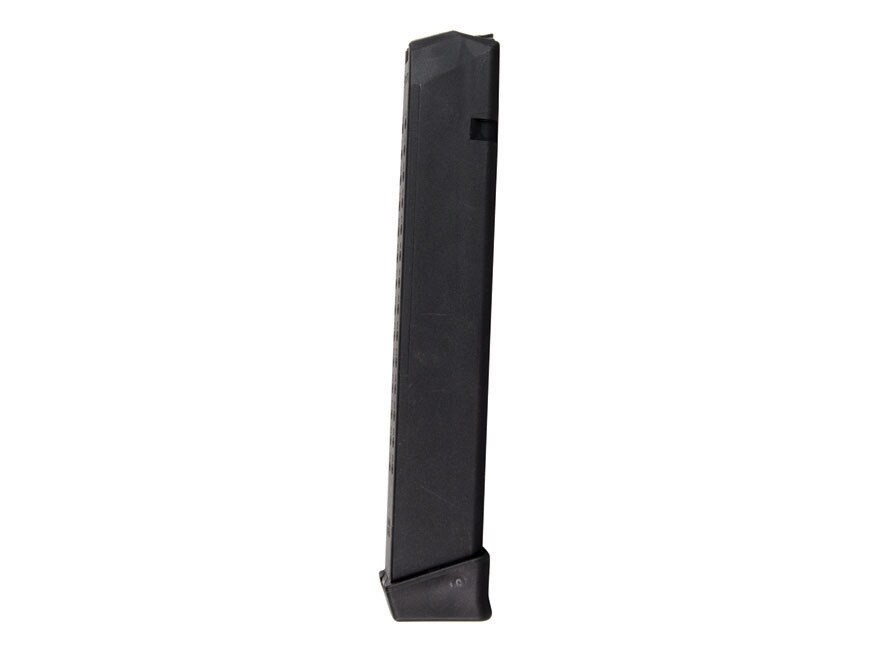 PW Arms Mag Glock 17, 19, 26, 34 9mm Luger 33-Round Polymer Black