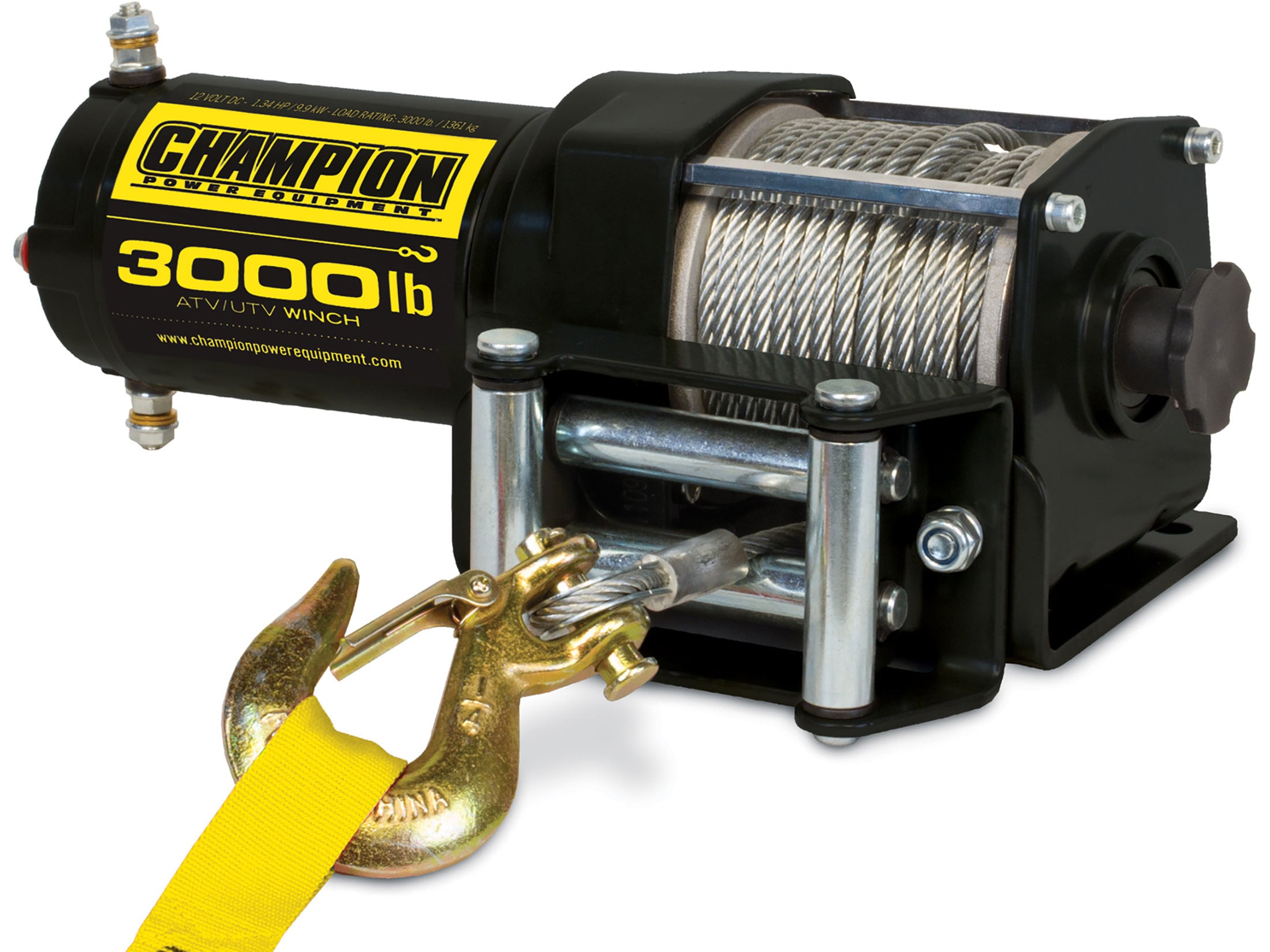 Champion 3000 lb Winch Kit 45.9' Galvanized Cable