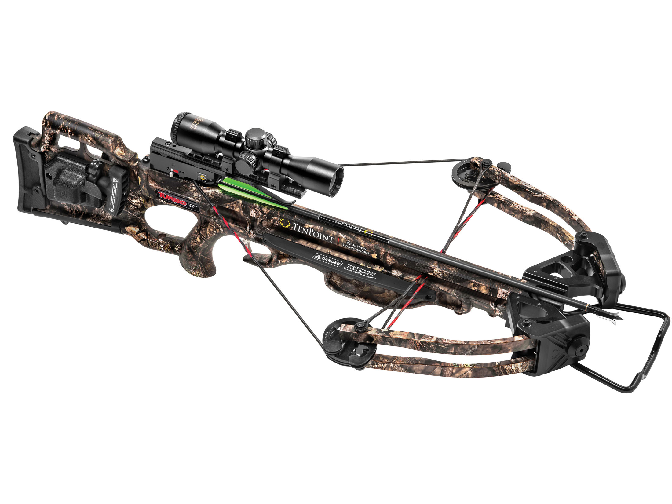 TenPoint Turbo GT Crossbow Package Pro-View 2 Scope ACUdraw Mossy Oak