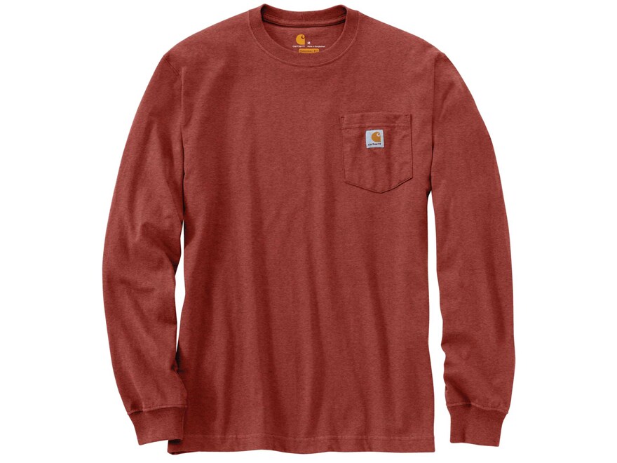 Carhartt Men's Workwear Pocket T-Shirt Long Sleeve Cotton/Poly
