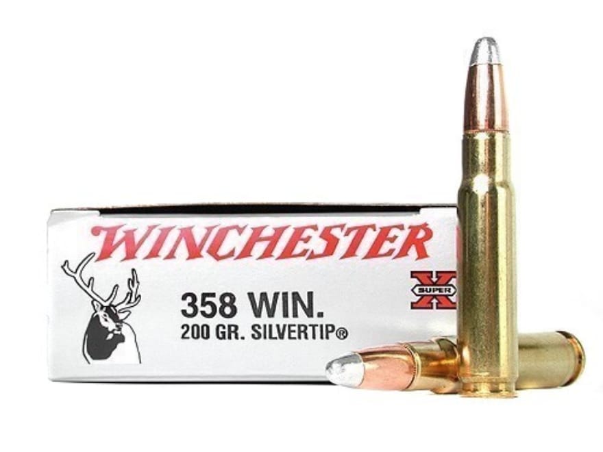 Winchester Super X Ammo 358 Winchester 200 Grain Silvertip Box of 20