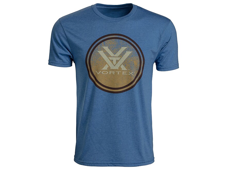 thumbnail image 2 of Vortex Optics Logo Short Sleeve T-Shirt - Men's Steel Blue Heather - S To 3XL 2 of 4