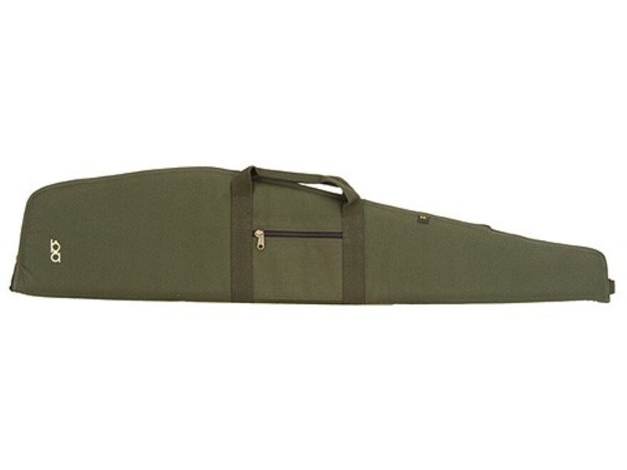 Bob Allen Scoped Rifle Gun Case 44 Pocket Canvas Green