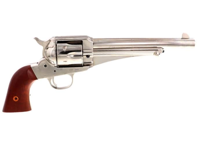 Cimarron Firearms 1875 45 Colt (Long Colt) Revolver 7.5″ Nickel Barrel 6 Round Walnut Grip