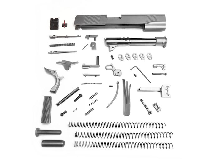 Nighthawk Custom FM Series 1911 Government Complete Slide Parts Kit Stainless Steel
