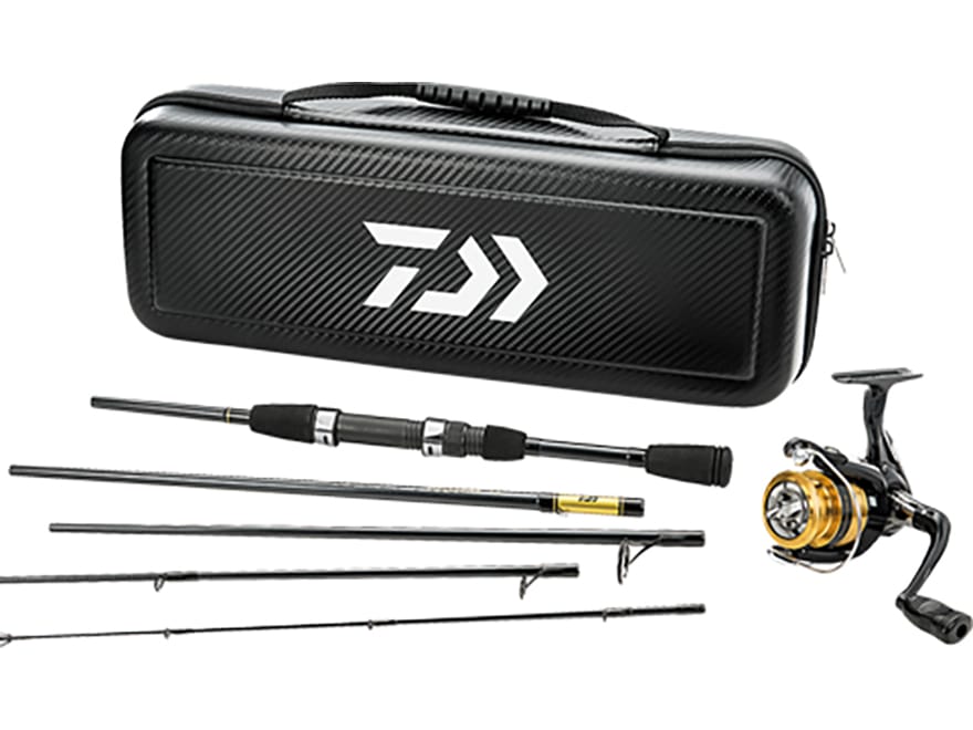 Daiwa Carbon Case Travel Spinning Combo 5 6 Spinning Rod Light