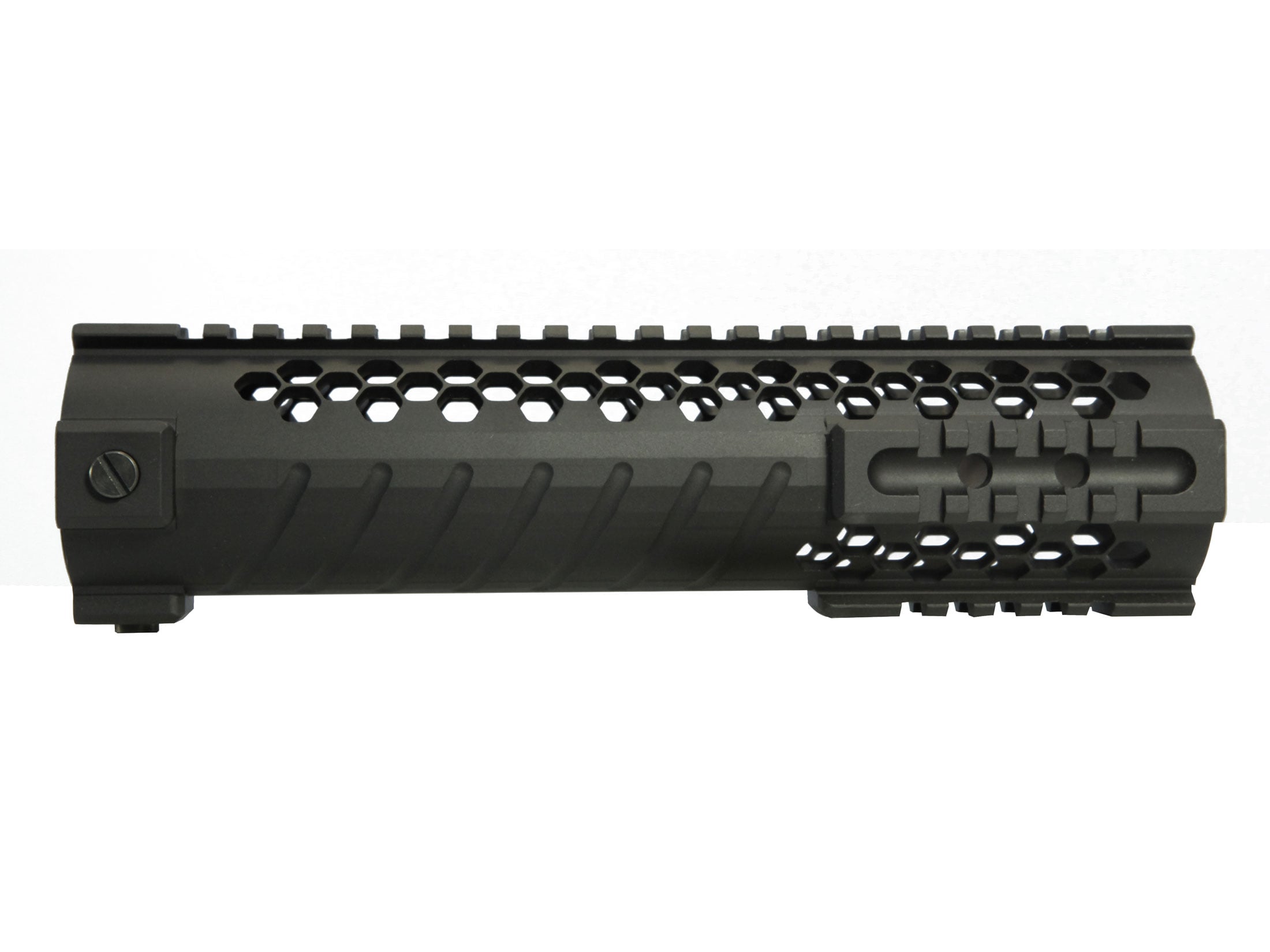 TAPCO Hybrid Free Float Tube Handguard AR-15 Mid Length Aluminum Black.