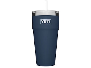 YETI Rambler 26-fl oz Stainless Steel Cup with Straw Lid at