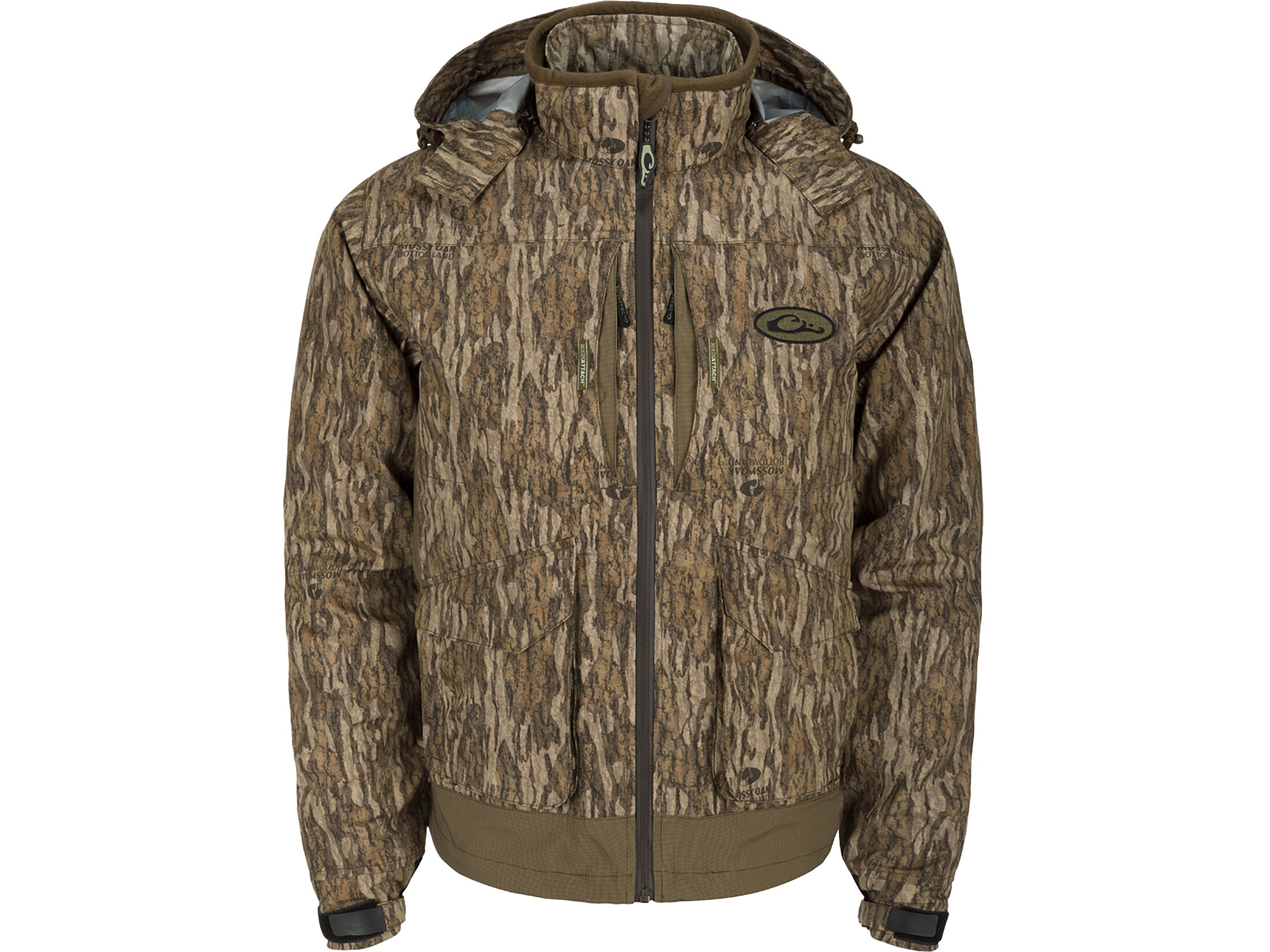 Drake Men's G3 Flex 3-in-1 Waterfowler's Jacket Mossy Oak Bottomland