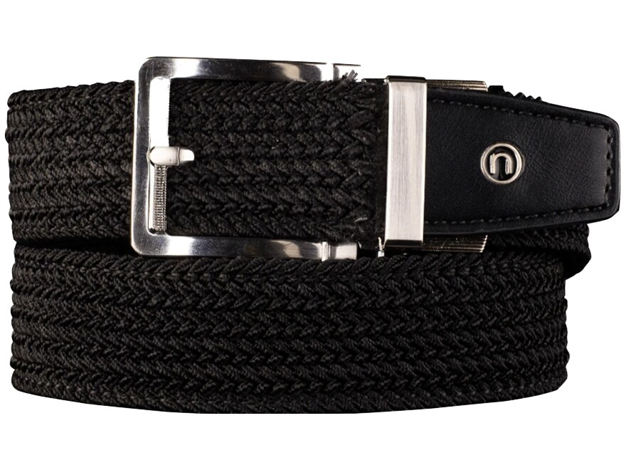 Nexbelt Braided Belt 1 3 8 Silver Buckle Nylon Gray