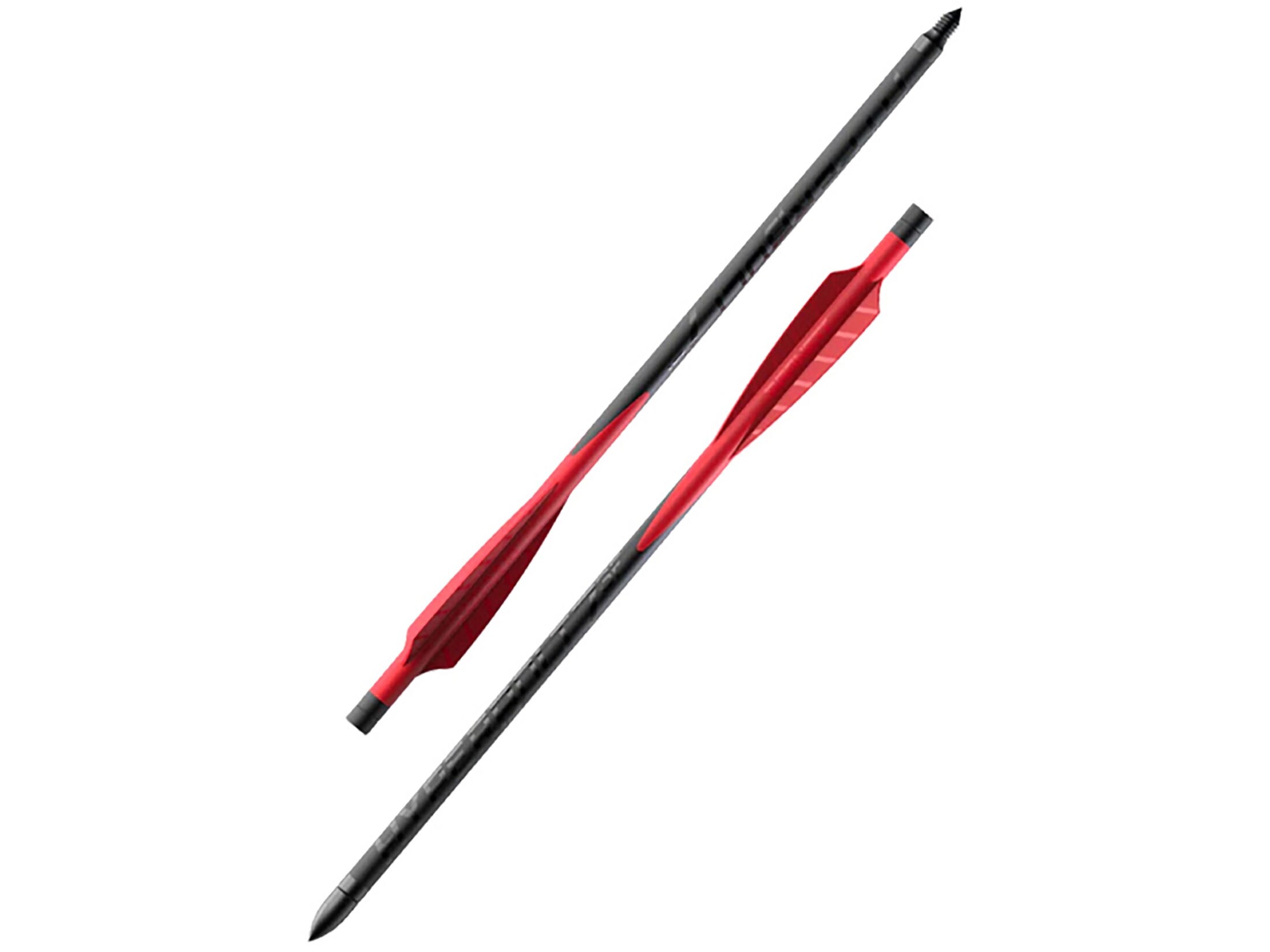 12-Pack 20" Fiberglass Crossbow Bolts With Flat Nocks & Removable Tips – 100 Grain