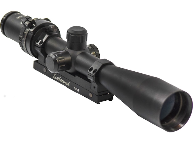 Leatherwood Hi-Lux Camputer ART M-1200 Tactical Rifle Scope 6-24x 50mm Illuminated Green XLR Ranging Reticle Reticle Matte Black