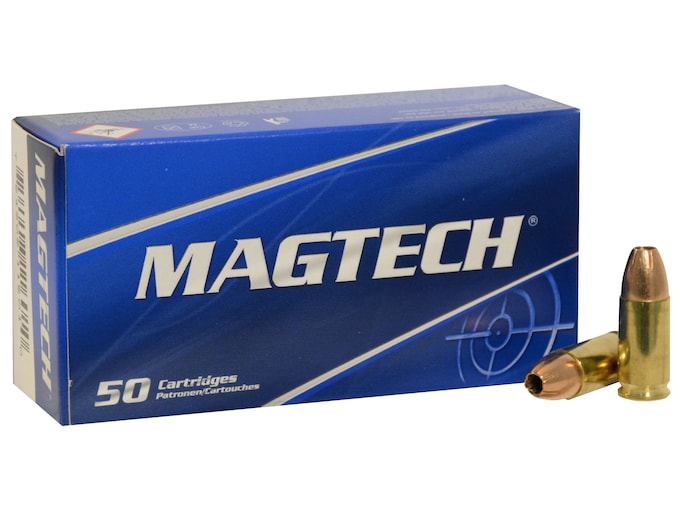 Magtech 9mm Luger Ammo 115 Grain Jacketed Hollow Point Box of 50