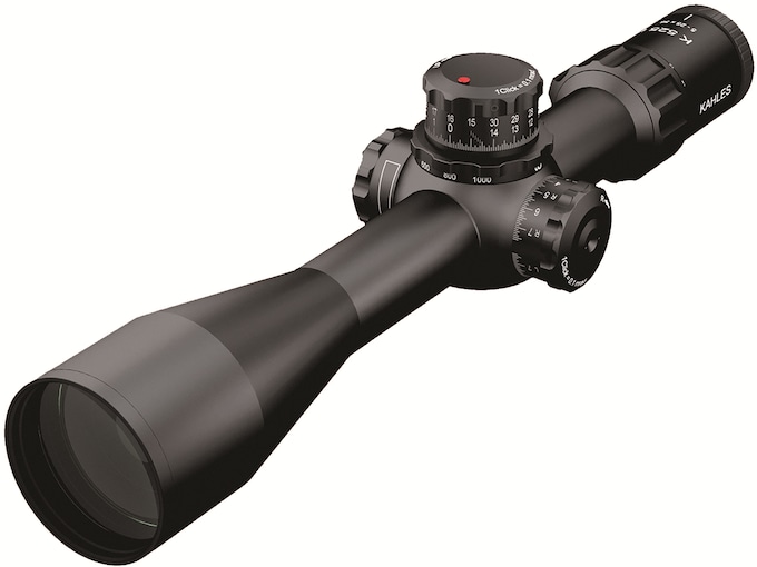 Kahles K525i Rifle Scope 34mm Tube 5-25x 56mm CCW Adjustments Zero Stop Top Focus First Focal Illuminated MOAK Reticle Matte Demo