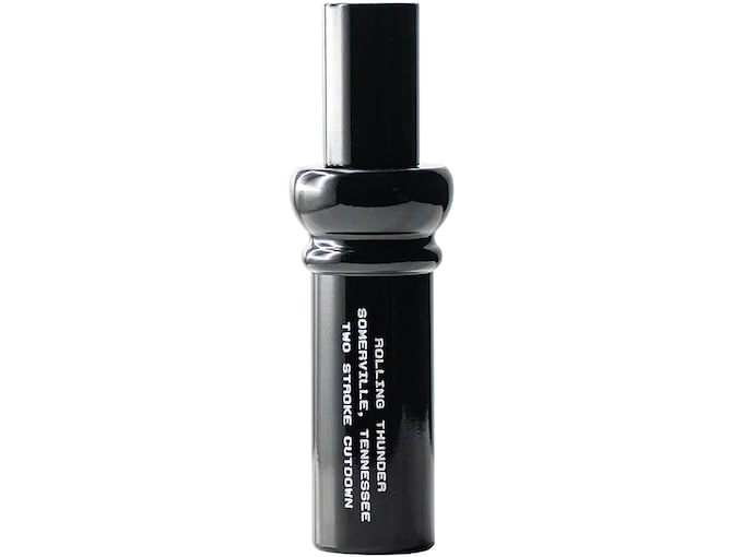 Rolling Thunder Two Stoke Double Reed Duck Call Polished Black