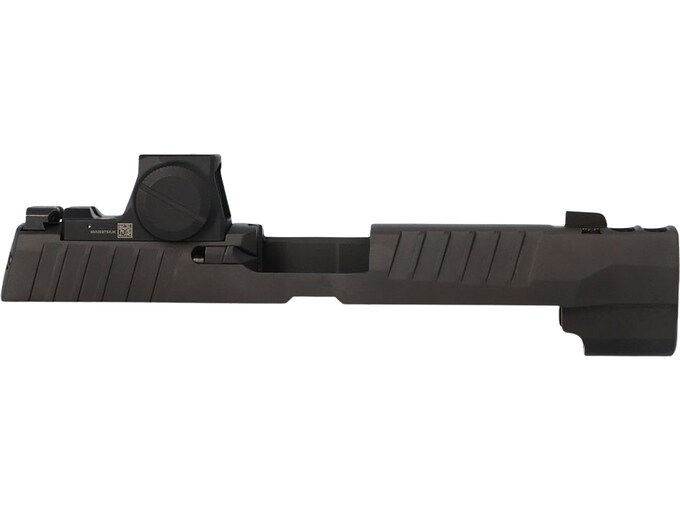 Sig Sauer Slide Assembly Sig P320 9mm Luger 3.9" Romeo-X Pro Sight and Integrated Compensator Black