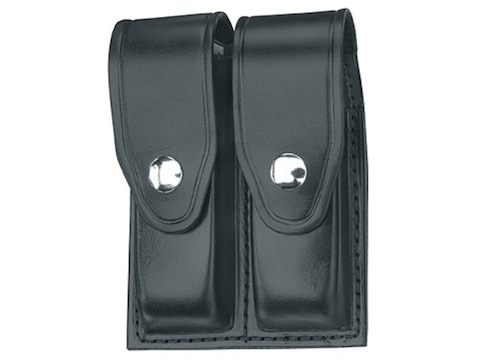 Gould & Goodrich B627 Double Magazine Pouch Leather Black