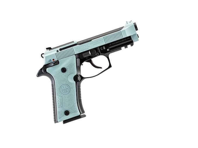 Beretta 80X Cheetah 380 ACP Pistol 3.9″ Barrel 10+1 Round Blue Slide Blue Grip Black Frame