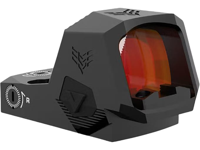 Swampfox Optics Sentinel II Micro Red Dot Sight Red 3 MOA Dot Reticle Blackout Rear