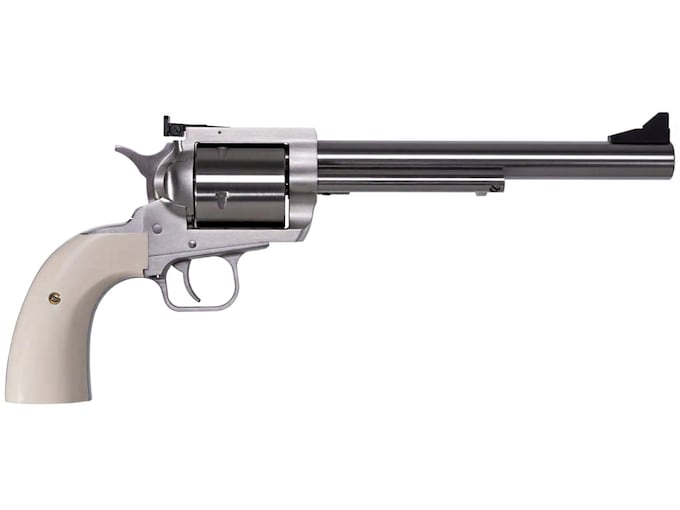 Magnum Research BFR 480 Ruger Revolver 7.5″ Stainless Barrel 5 Round White Grip